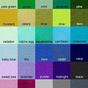 100% Wool Craft Felt - 8" X 12" Sheet - Butter