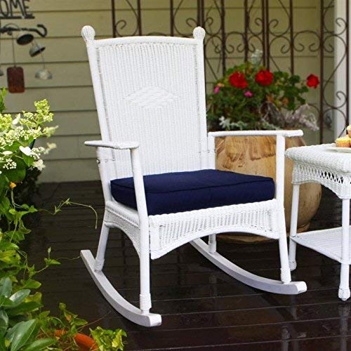 Tortuga Outdoor Portside Classic Rocking Chair, White Coastal