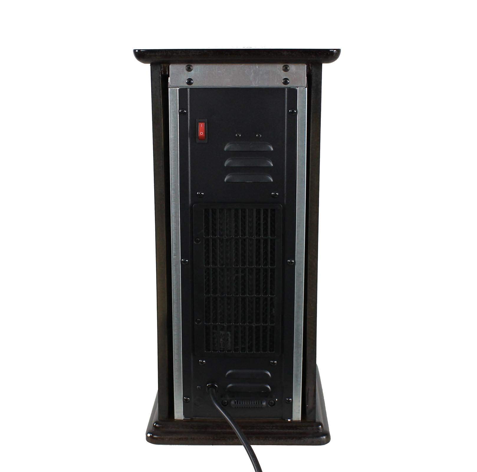 LifeSmart Electric Tower Heater, Portable Infrared Quartz Space Heater with 2 Remote Controls, 1500W