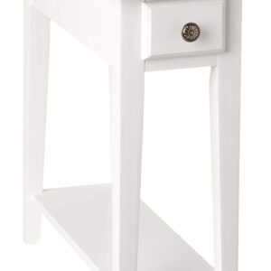 Frenchi Furniture End table, Queen, Off white