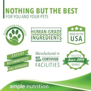 Ample Nutrition Digestive Enzyme for Dogs & Cats, 7.05oz - Tasteless Powdered Blend