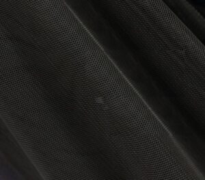 poly mesh fabric solid black / 58" wide/sold by the yard