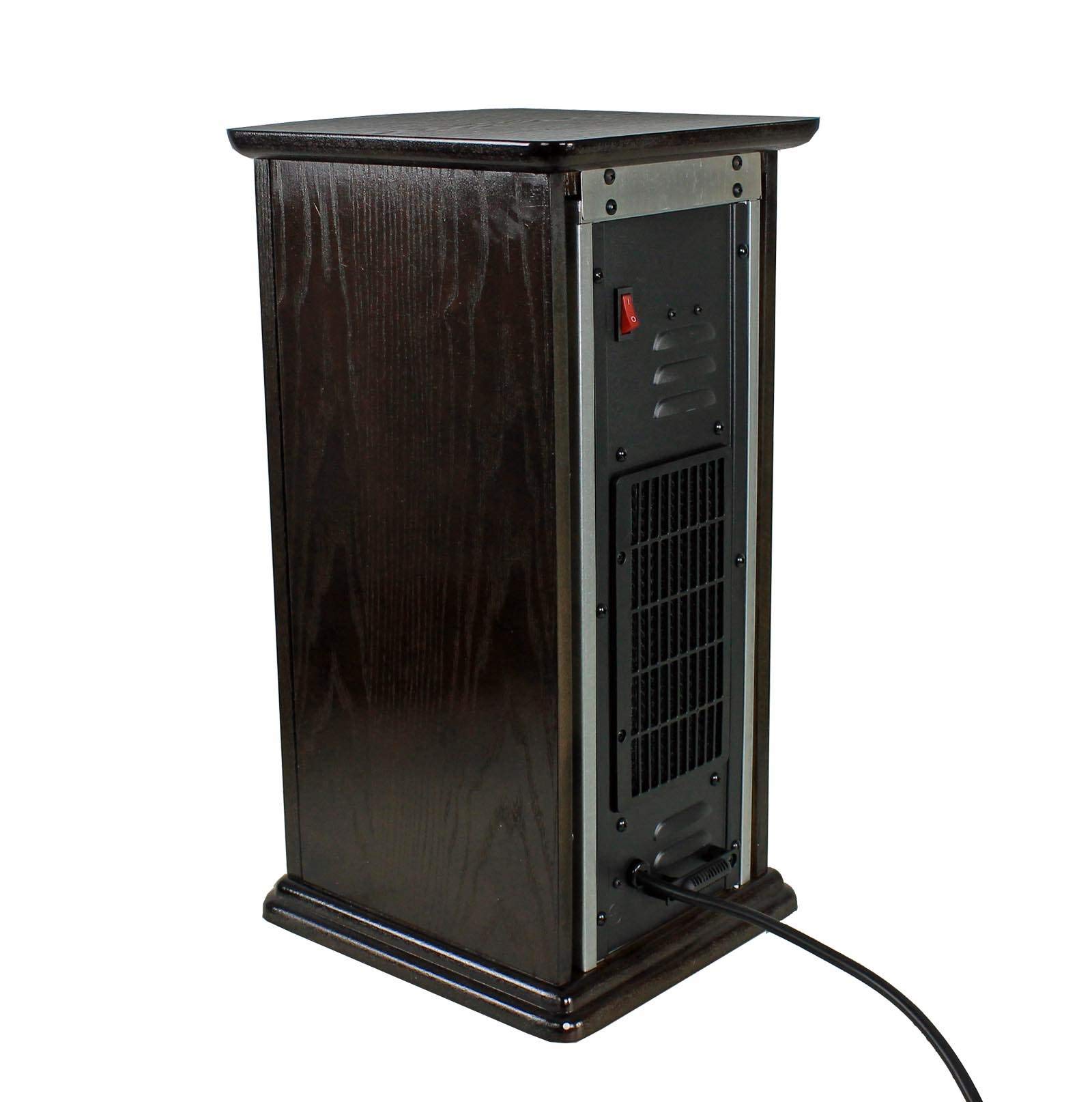 LifeSmart Electric Tower Heater, Portable Infrared Quartz Space Heater with 2 Remote Controls, 1500W