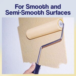 FoamPRO 91 9" Semi-Smooth Surface Roller Cover, Pack of 3, Yellow, 3 Pack