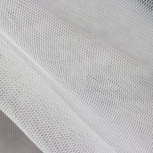 Poly Mesh Fabric Solid White / 58" Wide/Sold by The Yard