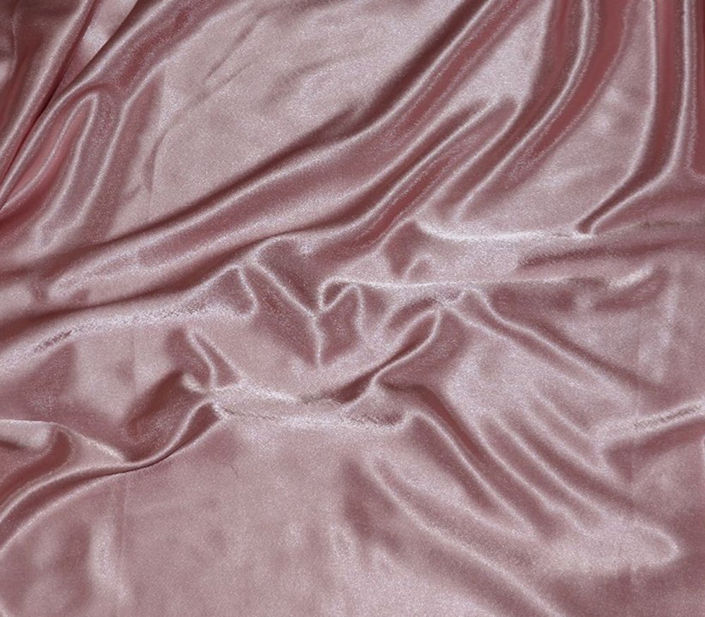 Satin Crepe Solid Fabric 60" Wide Sold by The Yard (Mauve)