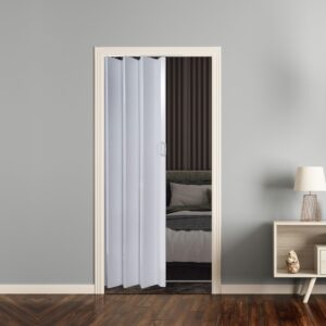 LTL Home Products OK4880H Oakmont Interior Accordion Folding Door, 48" x 80", White