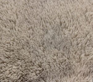 mini minky shaggy fabric 54" wide sold by the yard (grey)