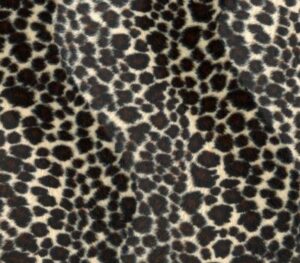 velboa fabric faux fake animal fur cheetah dark brown/ 60" wide/sold by the...