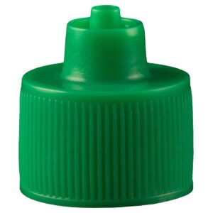 jensen global jgc-512g-10 luer lock bottle cap green for bottles with neck size 20-410, bag of 10