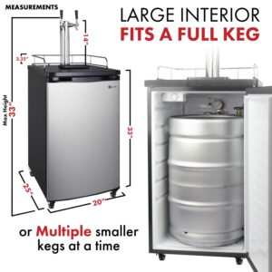 Kegco HBK199S-2 Keg Dispenser