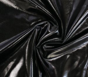 spandex fabric metallic black / 60" wide/sold by the yard