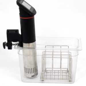 LIPAVI Sous Vide Rack - Model L5 - Adjustable, Collapsible, Ensures even warming - 316L Stainless Steel