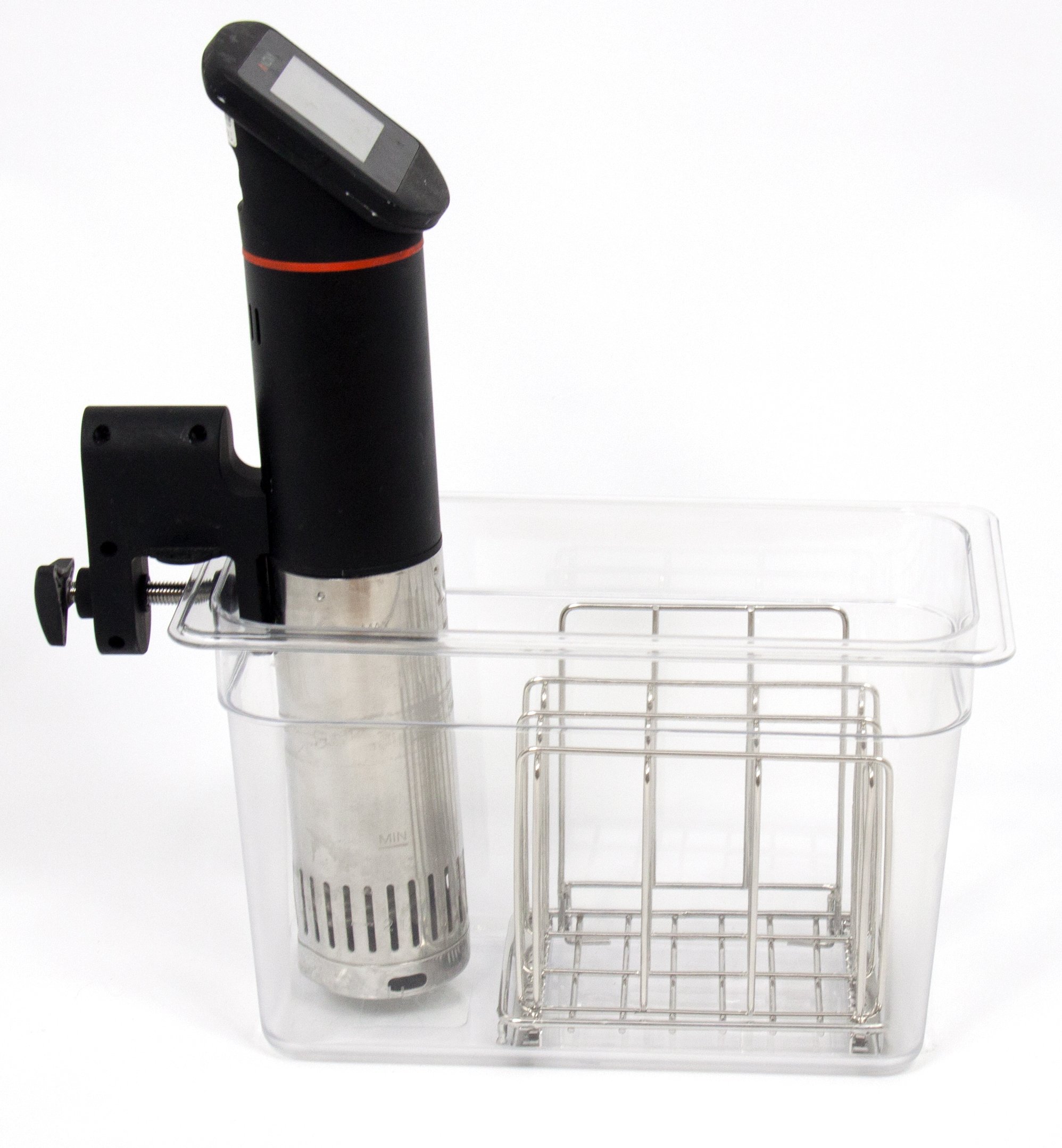 LIPAVI Sous Vide Rack - Model L5 - Adjustable, Collapsible, Ensures even warming - 316L Stainless Steel