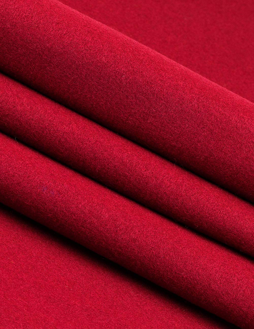 Red Acrylic Felt - 72" X 2 Yard