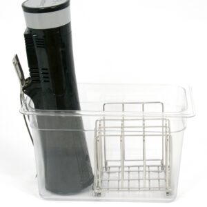 LIPAVI Sous Vide Rack - Model L5 - Adjustable, Collapsible, Ensures even warming - 316L Stainless Steel