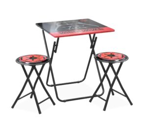 disney star wars darth vader tween folding table & stool set (3 piece)