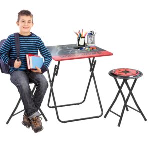 Disney Star Wars Darth Vader Tween Folding Table & Stool Set (3 Piece)