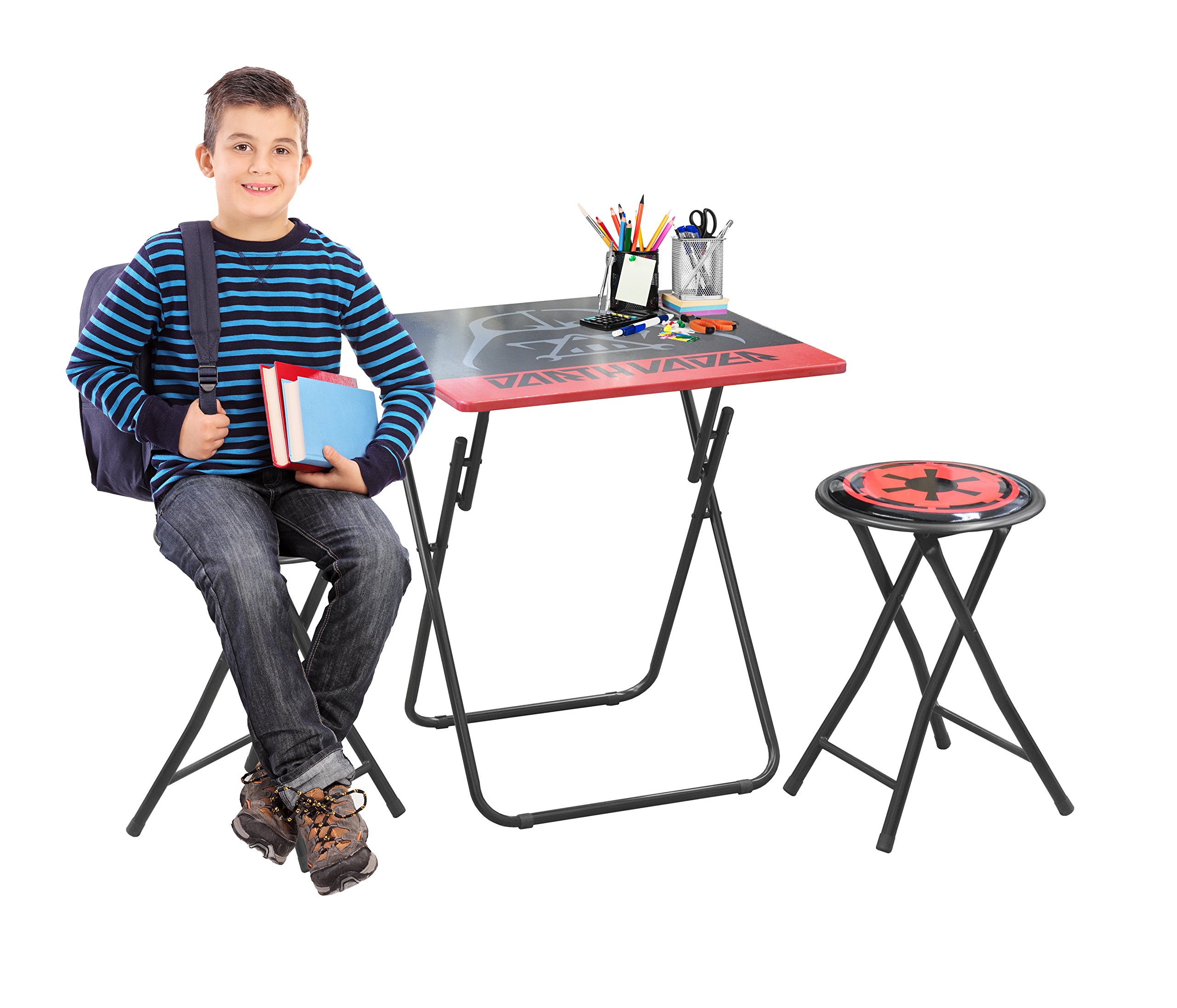 Disney Star Wars Darth Vader Tween Folding Table & Stool Set (3 Piece)