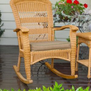 Tortuga Outdoor Portside Plantation Rocking Chair, Amber