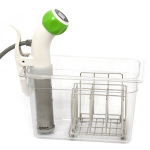 LIPAVI Sous Vide Rack - Model L5 - Adjustable, Collapsible, Ensures even warming - 316L Stainless Steel