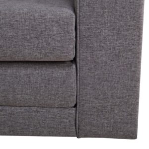 Gold Sparrow Corona Convertible Loveseat Sleeper, Dark Gray