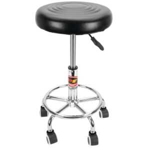 performance tool w85027 adjustable (19 - 24 inch) pneumatic rolling bar stool, 250 lbs capacity