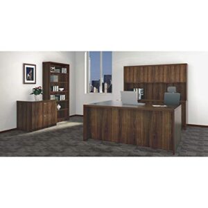 Lorell Chateau Series Walnut Laminate Desking