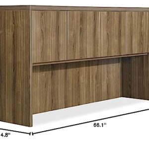 Lorell Chateau Series Walnut Laminate Desking