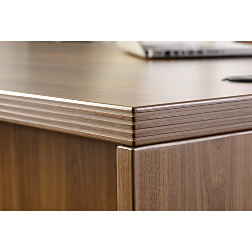 Lorell Chateau Series Walnut Laminate Desking