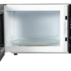 Emerson MW9255B Countertop Microwave Oven, 6 Pre-Programmed Settings, Removable Glass Turntable and Child Safety Lock, 0.9 Cu ft, 900W, Black