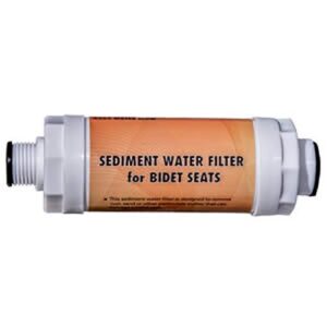 sediment water filter for bidet seats