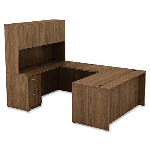 Lorell Chateau Series Walnut Laminate Desking