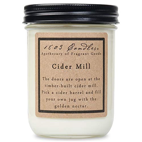 1803 Candles - 14 oz. Jar Soy Candles - (Cider Mill)