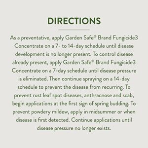 Garden Safe Brand Fungicide3 Concentrate, Ready-to-Spray, 28-Ounce, 6-Pack