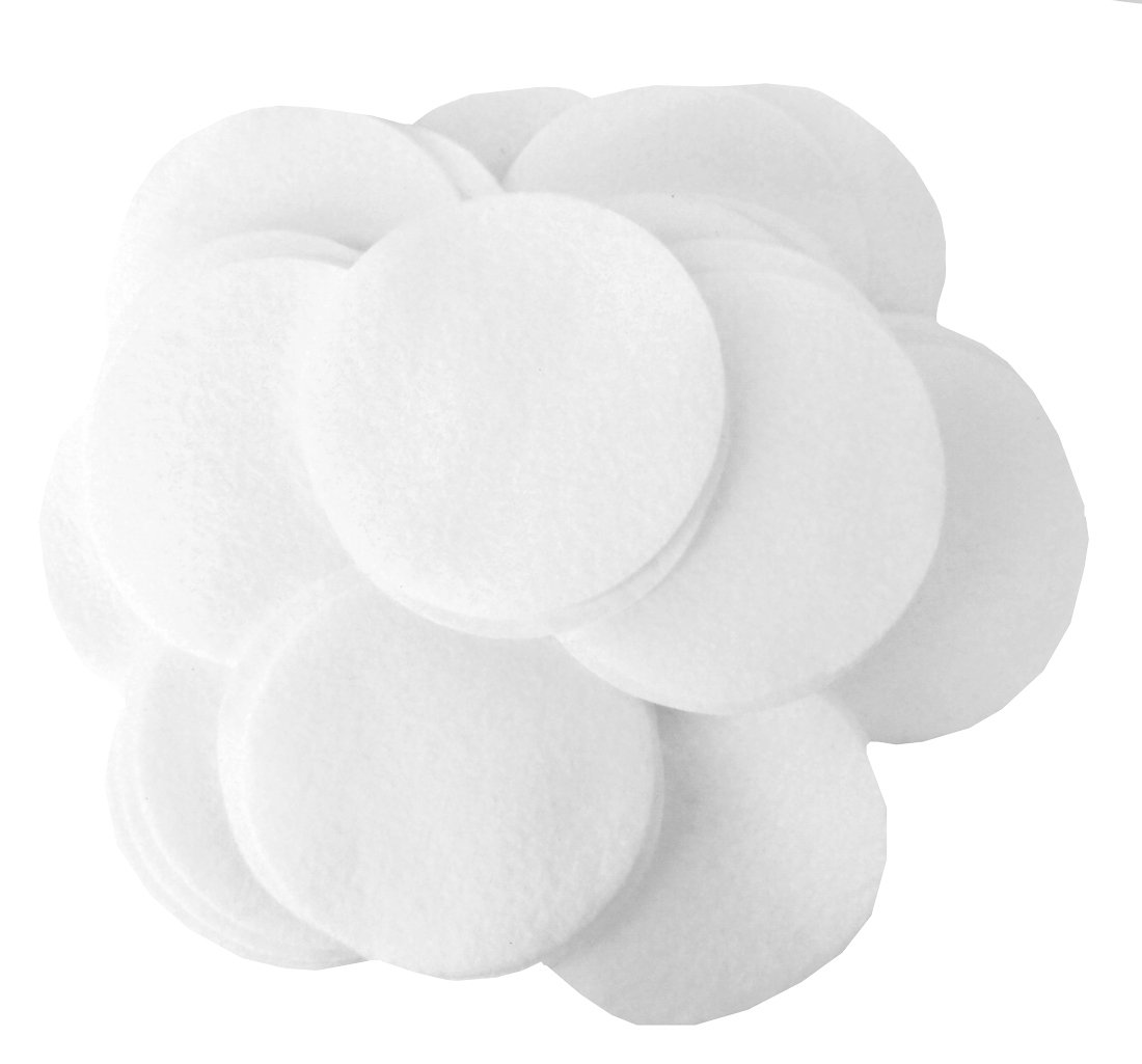 Playfully Ever After White Craft Felt Circles (2 Inch - 44pc)