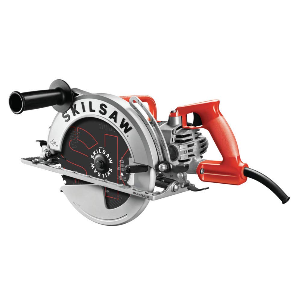 SKILSAW SPT70WM-01 15 Amp 10-1/4" Magnesium SAWSQUATCH Worm Drive Circular Saw,Silver