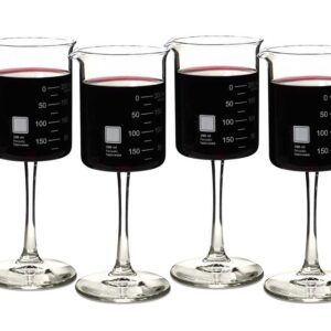 Periodic Tableware Laboratory Beaker Wine Glasses