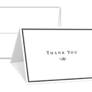 Thank You Greeting Cards and Envelopes – Thank You Notes for Small Business, Weddings, Christmas, Holidays, Birthdays, Baby Bridal Showers, Graduation, All Occasion – 4.25" x 5.5" – 25 per Pack