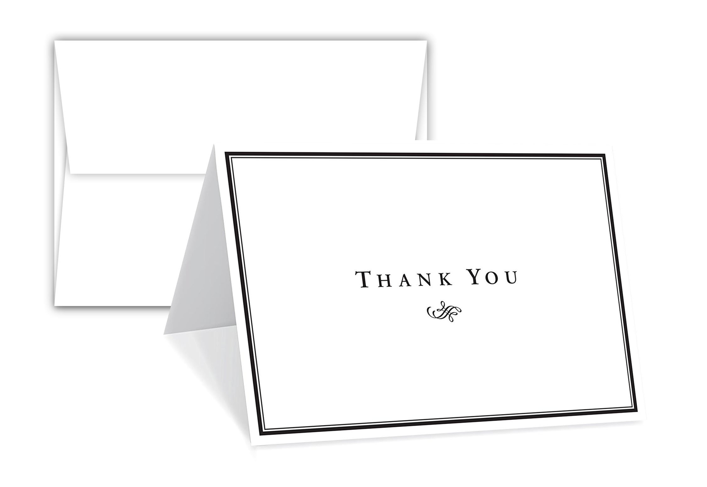 Thank You Greeting Cards and Envelopes – Thank You Notes for Small Business, Weddings, Christmas, Holidays, Birthdays, Baby Bridal Showers, Graduation, All Occasion – 4.25" x 5.5" – 25 per Pack