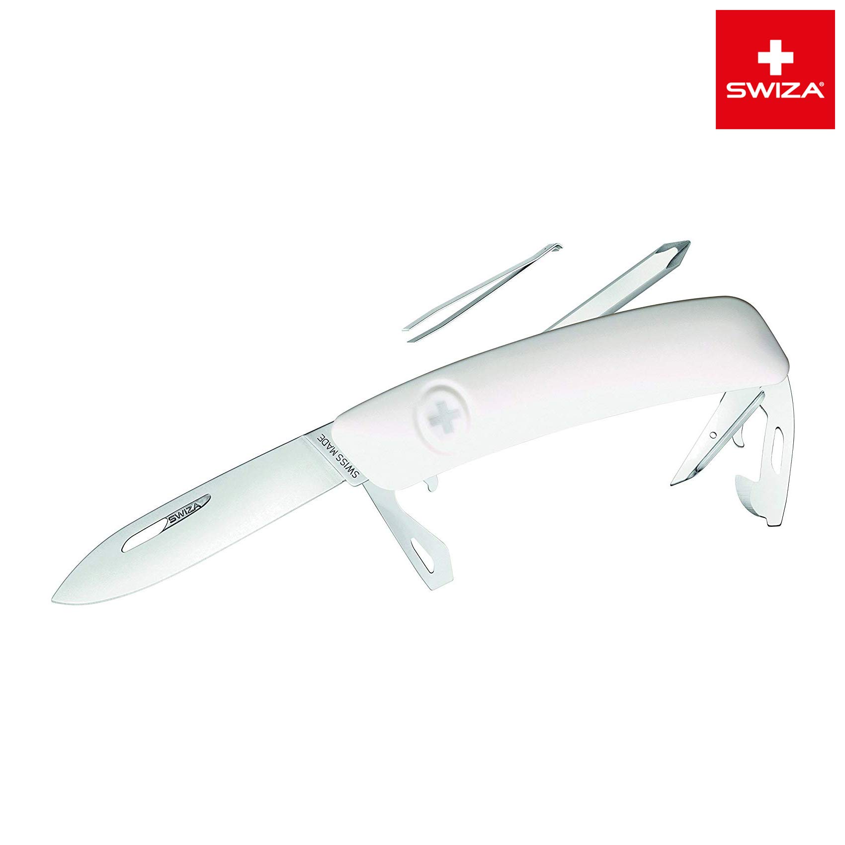 Swiza KNI.0040.1020 D04 Swiss Pocket Knife White