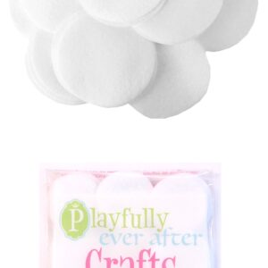 Playfully Ever After White Craft Felt Circles (2 Inch - 44pc)