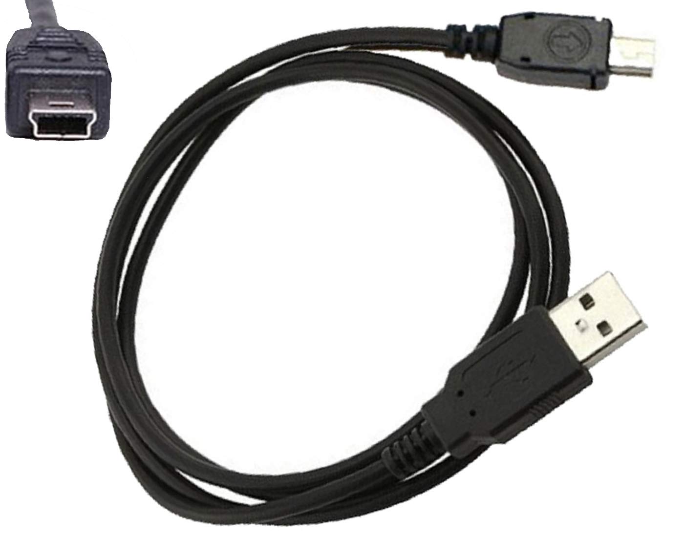 UPBRIGHT USB Plug Tip Data/Charging Cable Charger Power Cord Lead Compatible with Motorola Symbol CS3070 MBP30LBU Bar Code Scanner Monitor Camera T-Mobile Sidekick Slide Simple GSM Q700 Cell Phone