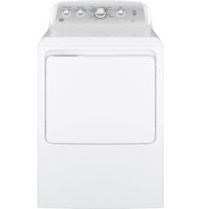 ge gtd45easjws aluminized alloy drum electric dryer with he sensor dry, 7.2 cu. ft. capacity, white