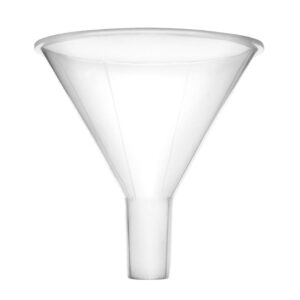 EISCO Powder Funnel, 2.6" - Polypropylene Plastic - Parallel Stem - Resistant to Acids & Alkalis - Great for Laboratory, Classroom or Home Use