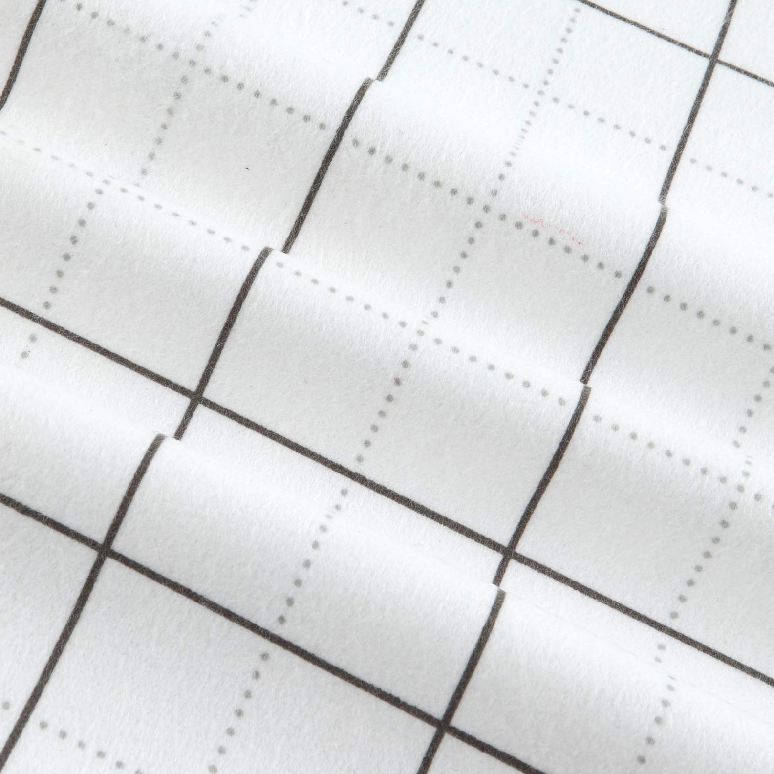 Kaufman Framework Flannel Gridwork White, Fabric by the Yard