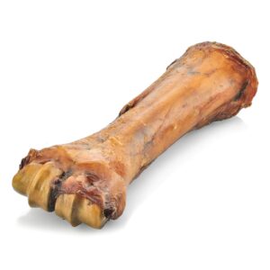 Best Bully Sticks Jumbo Smoked Beef Shin Bones (3 Pack) - Free-Range, All-Natural, & Grass-Fed Beef Dog Chews