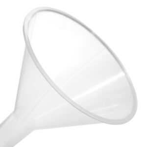 EISCO Powder Funnel, 2.6" - Polypropylene Plastic - Parallel Stem - Resistant to Acids & Alkalis - Great for Laboratory, Classroom or Home Use