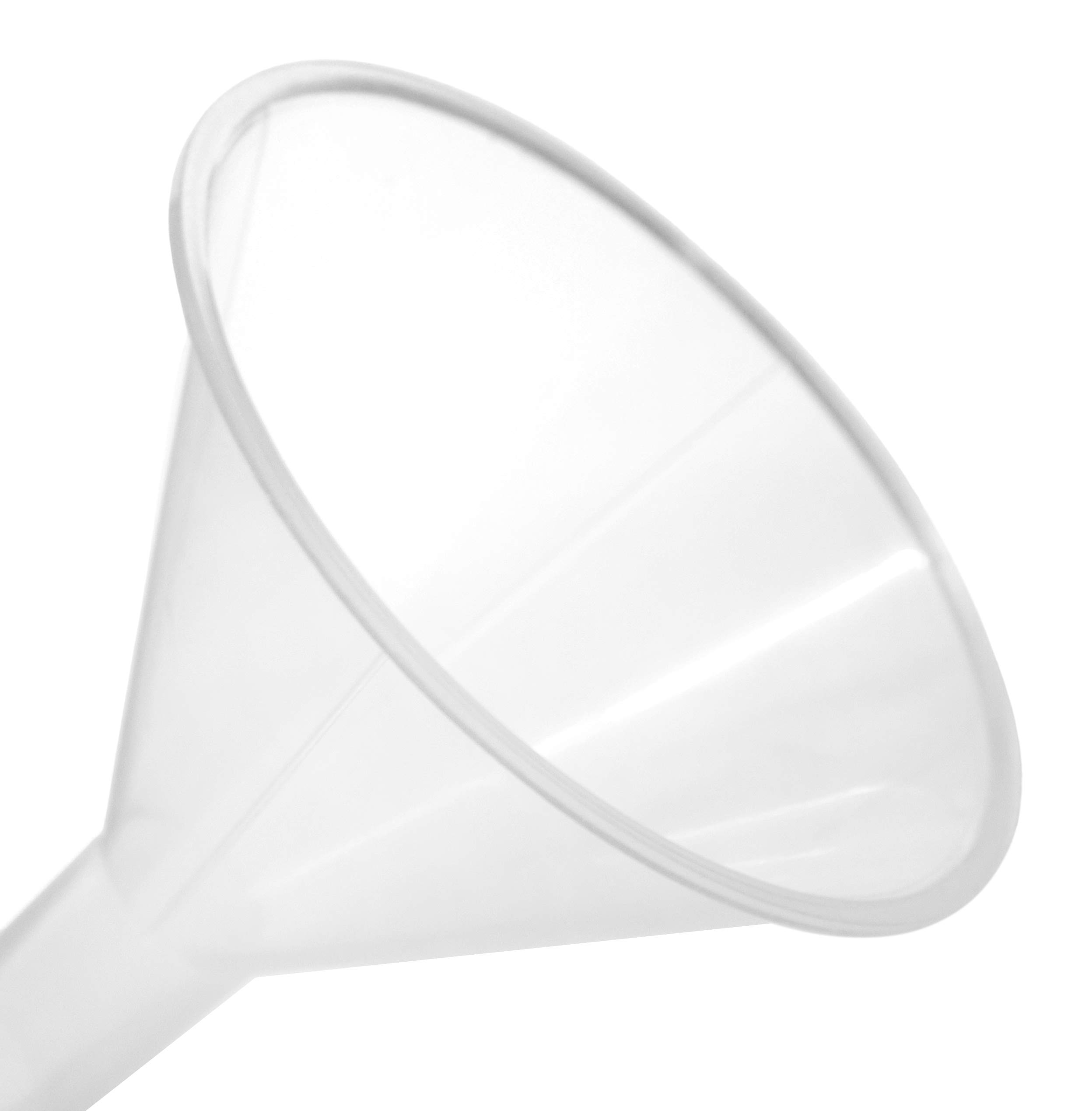 EISCO Powder Funnel, 2.6" - Polypropylene Plastic - Parallel Stem - Resistant to Acids & Alkalis - Great for Laboratory, Classroom or Home Use