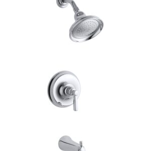 Kohler TS10582-4-CP Rite-Temp Bath and Shower Valve Trim with Metal Lever Handle